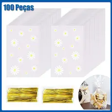 100pçs sacos de transparente para doces biscoitos lembrancinhas de festa presentes de casamento 10x15.5cm