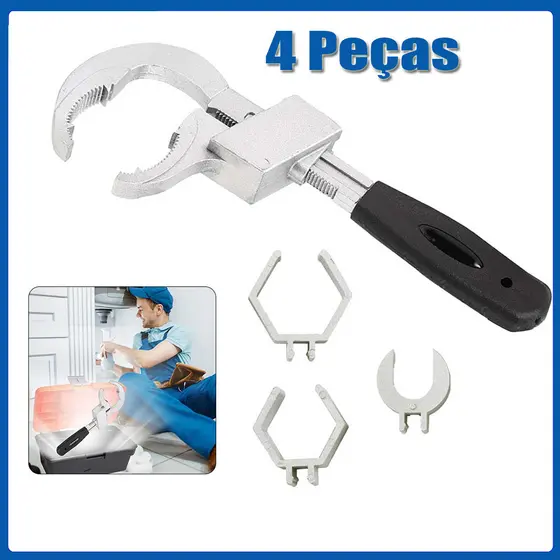 Kit Chave De Grifo Pia Inglesa Ajustável Universal Alicate Alta qualidade