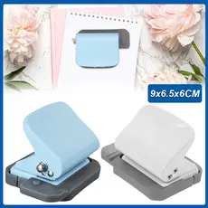 Máquina de encadernação portátil perfuradora de papel com 6 furos