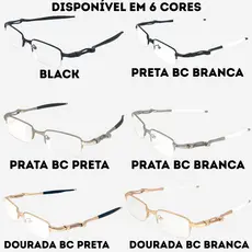 Óculos Armação Descanso Unissex Adaptável Lente De Grau