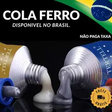 Cola Mágica AB Solda Fria Adesivo Metal Ferro Fundido Alta Resistência Quick Dry