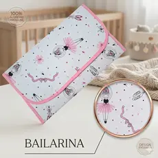 Trocador de Fraldas Portátil Impermeável Varias Estampas Menina Menino