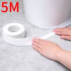 Fita Selante de PVC 3M/5M/10M Kit 1/2/3 à Prova D’Água para Cozinha Banheiro Banheira Vedação Anti Vazamento