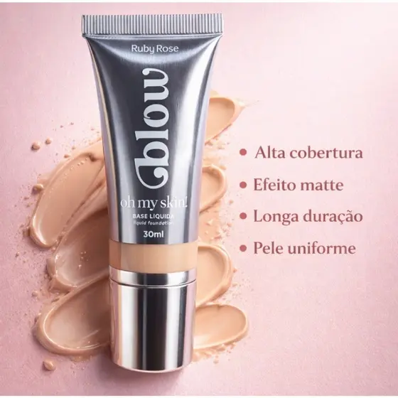 Base líquida Oh My Skin 30ml BLOW By RUBY ROSE