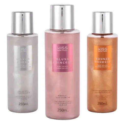 Body Splash Kiss New York Shimmer 250ml - Original
