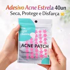 Adesivo Seca Espinha Anti‑acne Estrela Dia/Noite Secativo/Gelatina hidrolisada