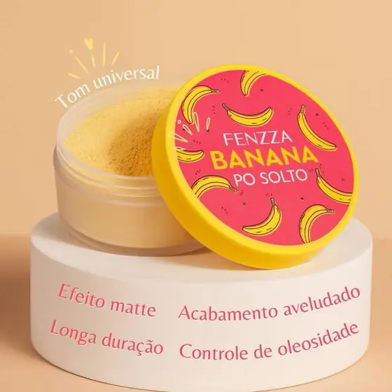 Pó Solto Banana - Fenzza
