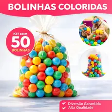 Bolinhas Plásticas Coloridas Kit Unidades Bolinhas Piscina Sortidas Material Resistente