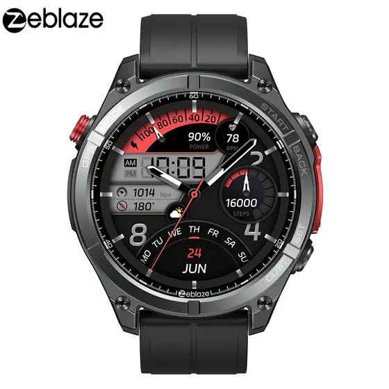 Zeblaze Stratos 4 Smartwatch Relógio GPS 170+ Esportivo 5ATM a Prova d'Agua Chamadas Bluetooth