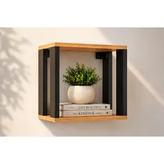Nicho Decorativo Suspenso MDF 30cm – Prateleira Moderna para Sala, Quarto e Escritório