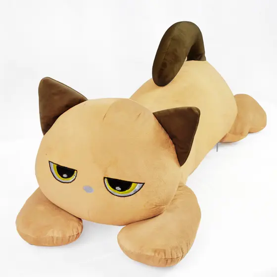 Travesseiro Xuxão Gato Pelúcia 1m Super Fofinho, Macio e Irresistível Antialérgico