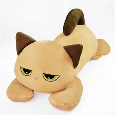 Travesseiro Xuxão Gato Pelúcia 1m Super Fofinho, Macio e Irresistível Antialérgico