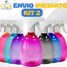 Kit 2 - Borrifador Flor - Spray - 550ml – Prático - Resistente - Cabelo - Jardim - Pulverizador
