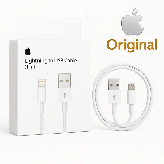 Cabo iPhone Original Apple Lightning  1m Com nota fiscal - Pronta entrega no Brasil - envio imediato