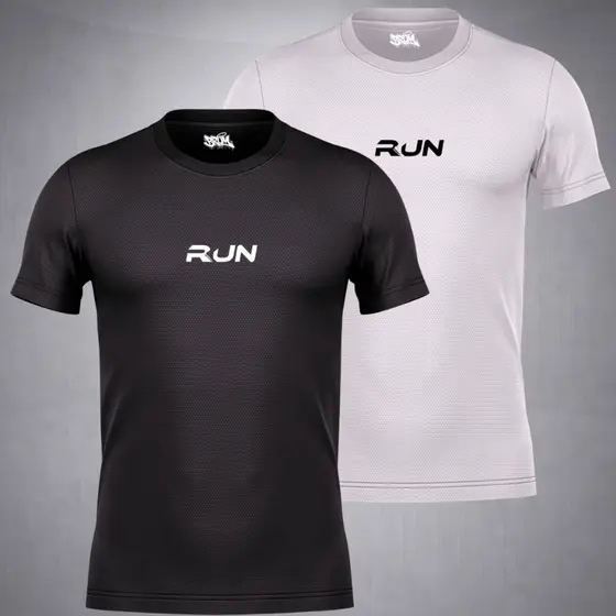 Kit 2 Camiseta Dry Fit Masculina Academia Não Marca Suor Leve Confortável Para Treino e Esportes