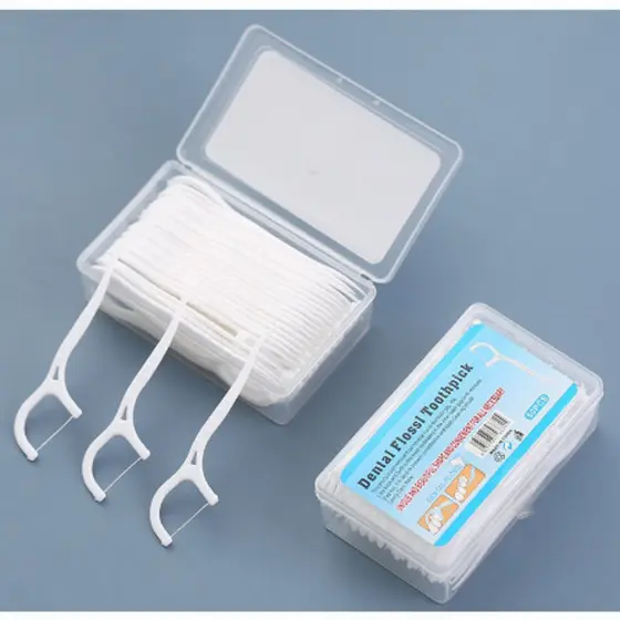 Kit com 50/100/150/200 Unidades de Fio Dental Infantil em Formato de Arco Ultrafino para uma Limpeza Eficaz