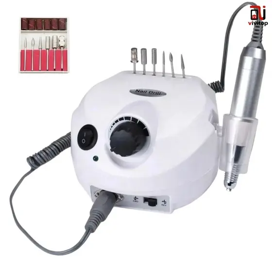 Lixadeira Motor 50.000RPM Nail Drill Professional para um Gel Bivolt 110V