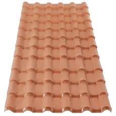 Telha de PVC com 2,42x0,88 Metros Plan Cerâmica - 081190630242 - PERMATTI