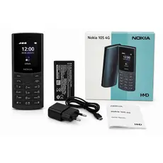 Celular Nokia 105 4G Dual Chip Para Idosos Rádio FM MP3 Desbloqueado Preto Novo Lacrado