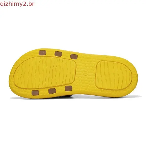 Chinelos masculinos chinelos estilo ins cor sólida simples na moda férias à beira-mar praia lazer ao ar livre Wear