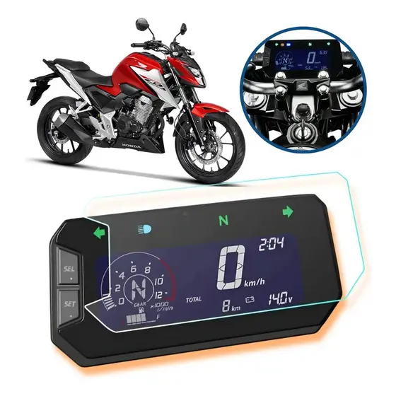 Pelicula Protetora Painel Honda Xre 300 Sahara 2025 Fosca