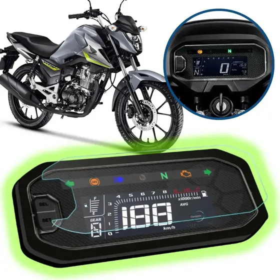 Pelicula Protetora Painel Honda Cg 160 Titan 2025 2026 Fosca