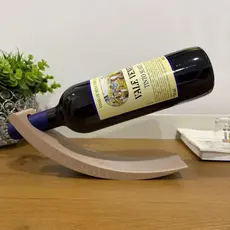 Suporte para Vinho Flutuante Moderno | Elegância e Decoração Moderna para Ambientes Sala Adega Bar