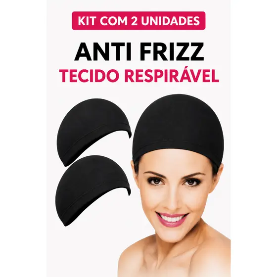Kit 2 Touca Nero Anti Frizz Wig Cap Touca de Meia para Peruca Cabelo