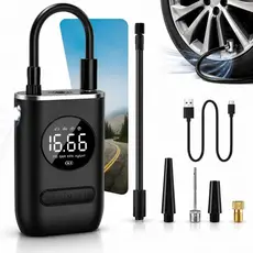 Calibrador Compressor Bomba De Ar Portátil Digital Mini Com Lanterna para Encher Pneu de Carro Moto