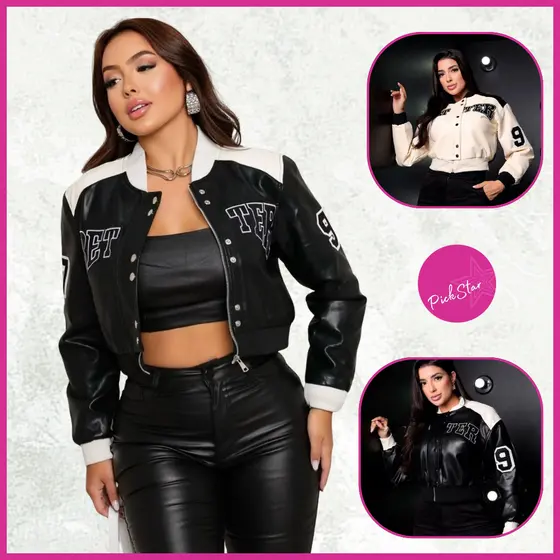 Jaqueta de Couro Better Jaqueta Estilosa Moda Blogueira Moda Gringa Jaqueta SHEIM