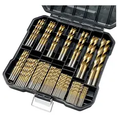 Kit de Brocas para Madeira e Metal - Jogo de 99 Peças com Adaptador, Ideal para Furadeira | jogo de broca