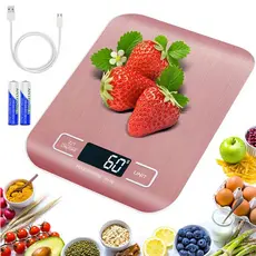 Balança Digital de Cozinha Inox alta precisão com Visor digital de ate 10Kg
