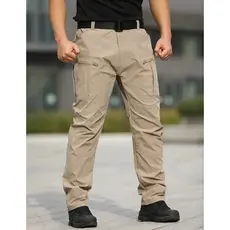 Calça Cargo Masculina Multibolsos Militar Resistente A Desgaste E Água