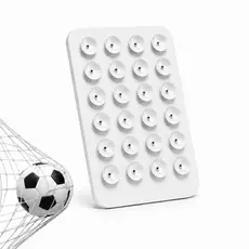 Suporte Ventosa Silicone Adesivo Branca Celular Para Espelho Gravar Videos Tik Tok Blogueira Influencer Universal BRANCA