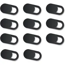 Kit 10 Protetores de WebCam Super Slim Privacidade Compativel Iphone Notebook Mecbook Ipad celulares - Preto