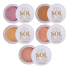 Iluminador em Pó Solto Glow Intenso Maquiagem Facial Iluminador Profissional - Mahav