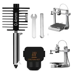 Hotend Com Bico Nozzle De Aço Endurecido 0,4mm Para Impressora 3D Bambu Lab A1 E A1 Mini