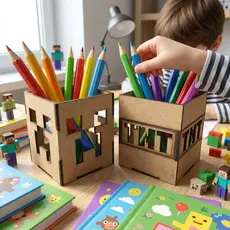 Porta Caneta Minecraft Decorativo Organizador Mesa Enfeite