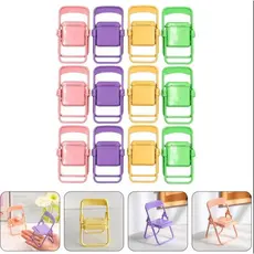Mini Suporte Para Celular Cadeira Formato Dobrável Apoio
