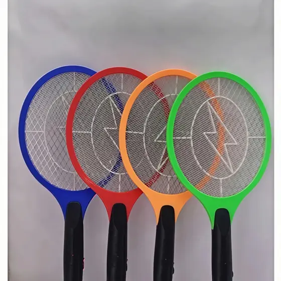 Raquete Elétrica Mata Insetos Mosquito Recarregável Bivolt 4 Cores