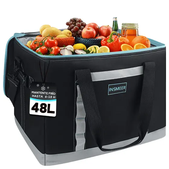 INSMEER Bolsa Termica Grande 48 L Cooler Termico Cerveja Caixa Térmica