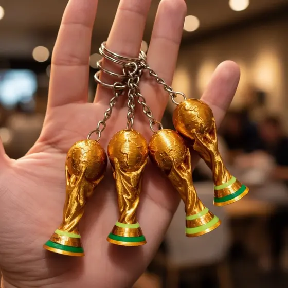 Chaveiro Taça Copa 2026 | Troféu Copa Do Mundo 2026 | Chaveiro Copa