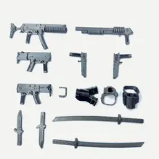 Kit de Armas Dummy 13 | Kit Tático de Armas Boneco Dummy | Acessórios Exclusivos com - 12 Peças