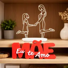 Kit Mãe Eu Te Amo Presente Decorativo | Para Surpreender e Emocionar