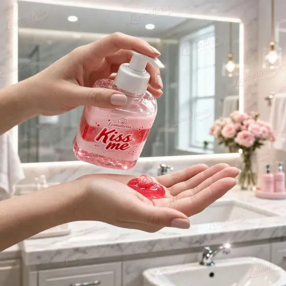 Kiss Me Gel Frutas Vermelhas 🍓💋 – Hidratante Sensual Aromatizante Corporal 250ml