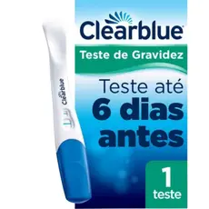 Teste de Gravidez Clearblue Saiba Antes Original Resultado Até 6 Dias Antes do Atraso 99,9% Preciso
