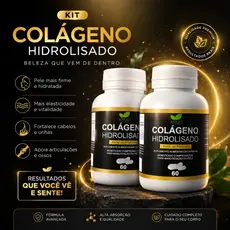 Kit 2 - Colágeno Hidrolisado Arkad – Suplemento Alimentar em Cápsulas | 120 Cápsulas