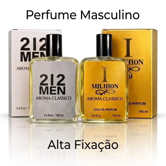 PERFUME MASCULINO 100ml Para o Dia Dia - Alta Fixação e Longa Duração / Ótima opção Para Presente