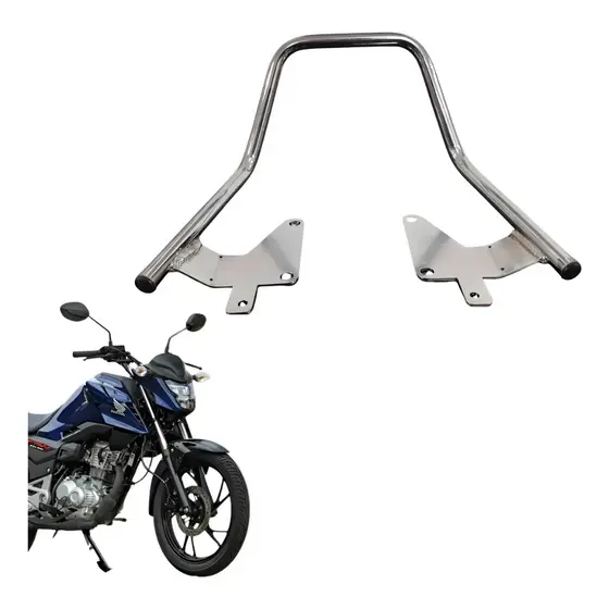 Alça para motocicleta Esportiva Alta Vertical Honda Cg 160 Titan 2025 Cruzeiro Racing