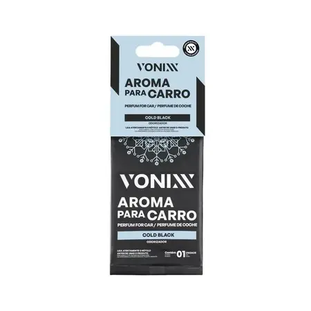 Aromatizante Vonixx Cold Black Cheirinho para Carro e Ambientes Original